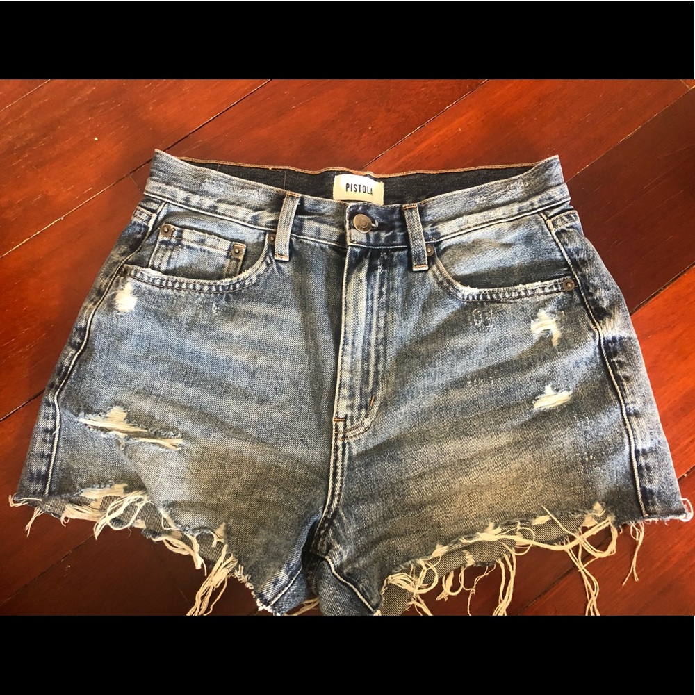 Denim shorts